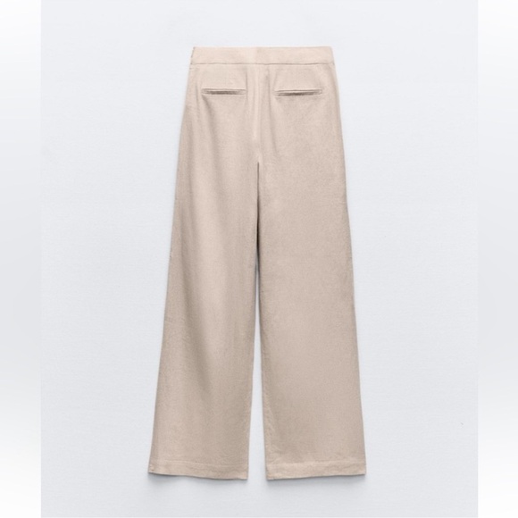 LINEN BLEND PAREO PANTS - Picture 9 of 14